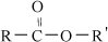 Fig. 7.6 The chemical structure of an organic monoester. R and R' are aliphatic radicals. 