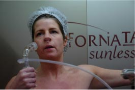 Photo: Manual spraying in booths with extractor fans