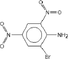 Molecular structure: C6H4BrN3O4