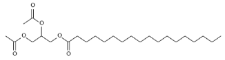 "COMGHA2" , Octadecanoic acid, 2,3-(bis(acetoxy) propyl ester;
