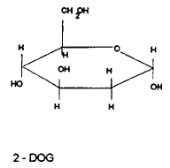 Figur 19. 2-deoxy-D-glukose. (2 Kb)