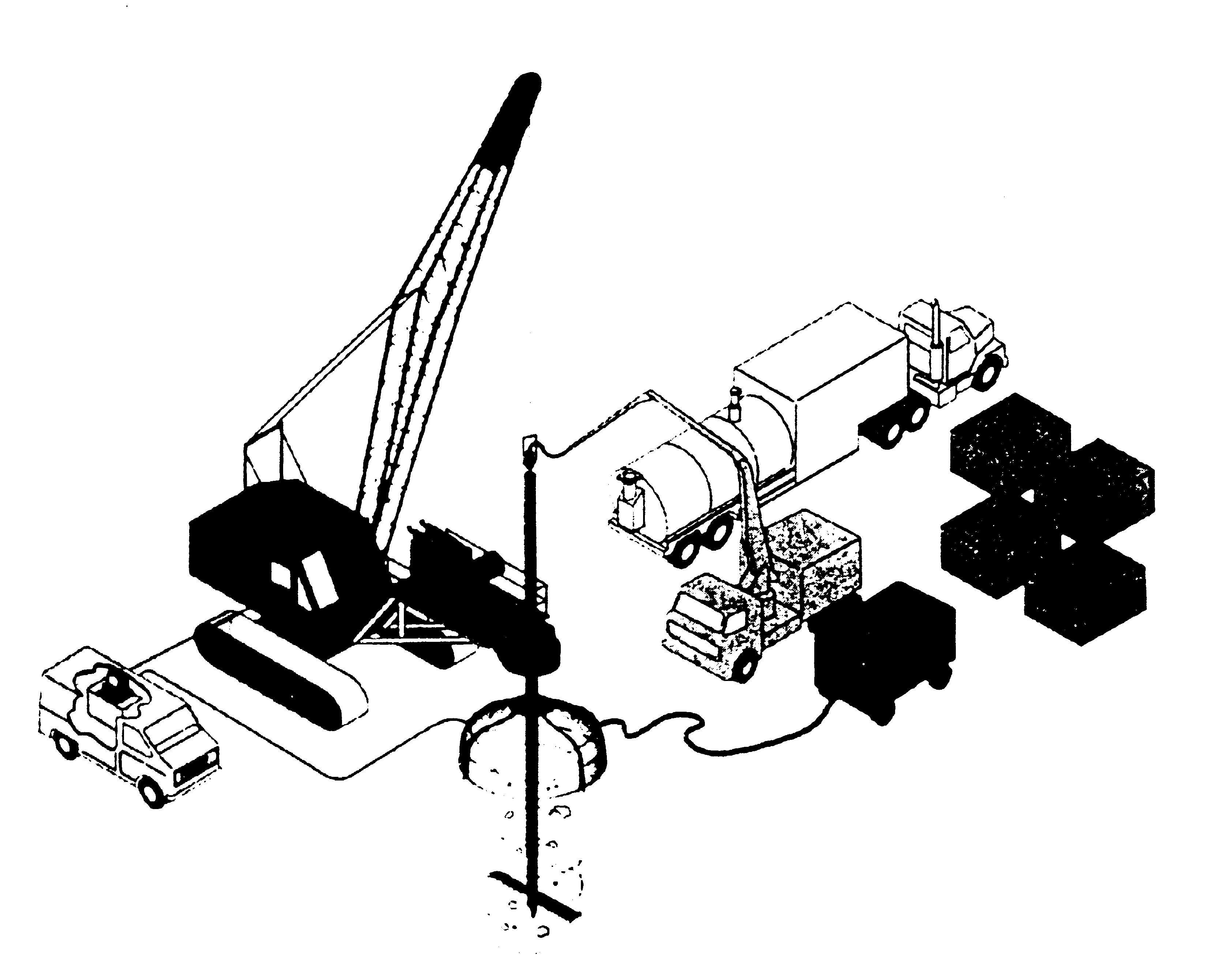 Figuren viser en oversigt over deep soil
            mixing -metoden/60/.