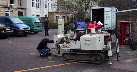 Figur 3.5 Injektion af substrat med Geoprobe