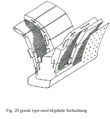 Fig. 20 græsk type med blyplade-forhudning