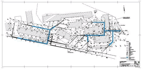 Bilag E: Kort over oprindelig boringsplacering