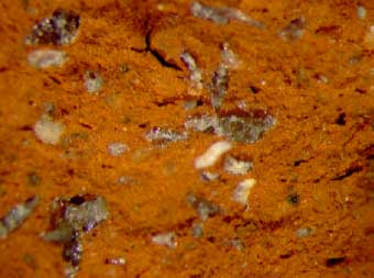 Figur G.4. Prøve A Hammershøj – glassand 1000ºC Brudflade – Forstørrelse 24x