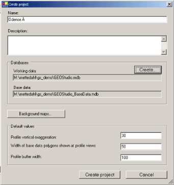 Figur 2.2. Fremstilling af profiler med GeoStudio (Trin F)