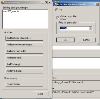 Figur 2.4. Fremstilling af profiler med GeoStudio (Trin G)