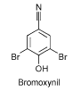 Figur 7: Kemisk struktur for phenoxyherbicidet bromoxynil (Chemfinder, 2004)