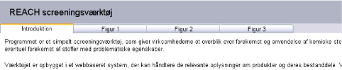 Skærmbillede: Program information
